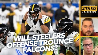 Will Troy Fautanu Start for Steelers Can offense trounce Falcons [upl. by Rosenberg]