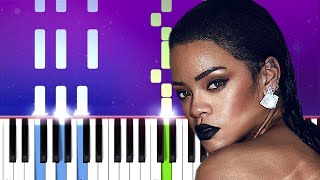 Rihanna  Unfaithful Piano Tutorial [upl. by Aihsemat591]