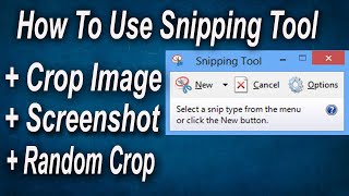 How To Use Snipping Tool In Windows 10 [upl. by Eenhat]