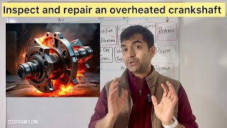 Crankshaft inspection  How to Inspect and Repair an Overheated Crankshaft  Part 3 [upl. by Akselav]