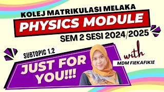 SP025 SUBTOPIC 12 PART 2  Electric Field  Matriculation Physics Sem 2 2324 [upl. by Hazrit]