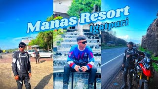 Manas Resort Igatpuri Ride with Mumbai riders club MRC 3 vlog [upl. by Heigl386]