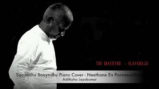 Saayndhu Saayndhu Piano Cover  Neethane En Ponvasantham [upl. by Aidole897]