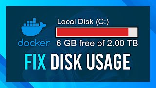 Fix Docker High Disk Usage on WindowsWSL  Shrink VHDX Guide [upl. by Nnail569]