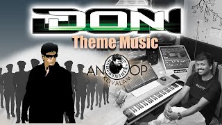 Don Theme Music  Anoop Kovalam  Live recording Don 2 Shahrukh Khan [upl. by Coben538]