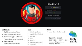 HackTheBox  Blackfield walkthrough [upl. by Hedwiga]