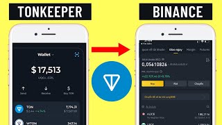 How to Transfer Toncoin From Tonkeeper to Binance ✅ [upl. by Stolzer481]