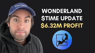 WONDERLAND TIME 632M UPDATE  STAKING TIME PROJECTIONS 10K INCOMING [upl. by Ahsimek]