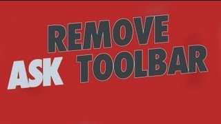 Remove Askcom Toolbar [upl. by Fairfield231]