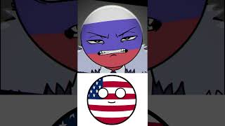 RUSSIA VS USA 💀 countryball [upl. by Cacka692]