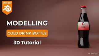 How to Make a Cold Drink Bottle in Blender [upl. by Ahsirtap]