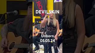 DEVILSKIN Unborn Live amp acoustic Surfacing release Instore 050524 [upl. by Ettevroc]