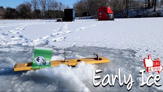 Early Ice Wisconsin 20212022 season Ice Fishing [upl. by Landes115]