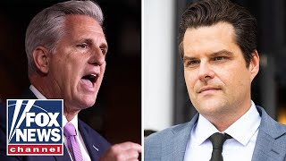 The Five McCarthy Gaetz trade insults over speaker chaos SIT DOWN [upl. by Ahsimik829]