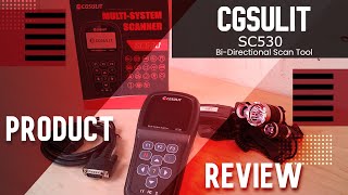 CGSULIT SC530 BiDirectional Scan Tool Review [upl. by Laoj]