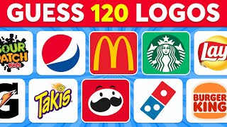 Guess the Logo in 3 Seconds  120 Famous Logos Food amp Drink 🍔🥤 Logo Quiz 2024 [upl. by Bohner247]