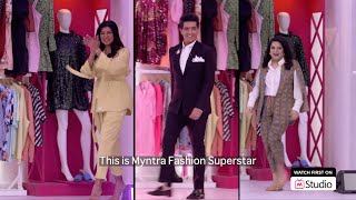 Myntra Fashion Superstar  Season 2  Episode 1  Sushmita Sen  Manish Malhotra  Mallika Dua [upl. by Aneej]