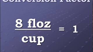 Convert cups to fluid ounces and back [upl. by Esemaj]