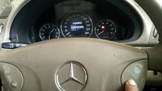 Cara Reset manual mercy E240 W211 Niti Wijaya Motor [upl. by Benenson]