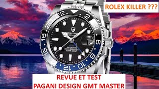 Montre Pagani Design GMT Master mieux quune Rolex GMT Master Batman  Revue Test et Avis [upl. by Midge]