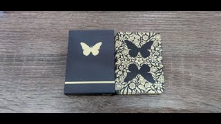 Butterfly Playing Cards by Ondrej Psenicka  Unwrapping [upl. by Imis292]