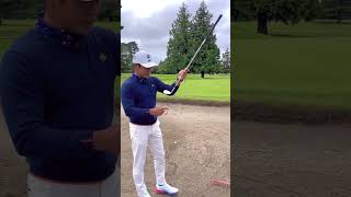 濡れたバンカーの打ち方golf ゴルフ [upl. by Synned522]