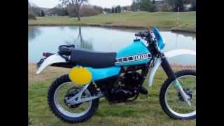 1979 YAMAHA IT 250 Classic 2 stroke Enduro in the Dirt [upl. by Dedra]