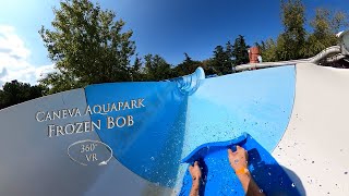 Caneva Aquapark Frozen Bob Left 360° VR POV Onride [upl. by Terrell104]