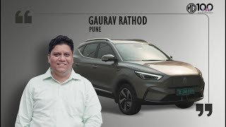 StoriesOfMG  MG ZS EV  Gaurav Rathod [upl. by Yssej993]