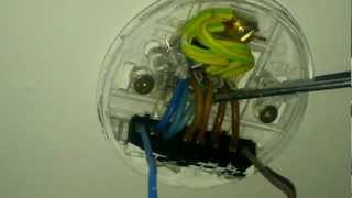 How to fit a ceiling light UK [upl. by Aleehs]