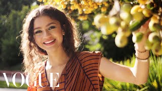 73 Questions With Zendaya  Vogue [upl. by Eimirej62]