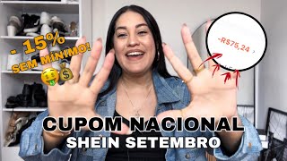 NOVO CUPOM NACIONAL DA SHEIN SEM VALOR MÍNIMO [upl. by Shimkus]