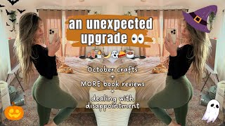 an unexpected upgrade 👀🥧🍂🕯️☕️ cozy October vlog [upl. by Ater946]