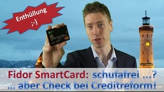 Fidor Bank  Creditreform  SmartCard JA bzw NEIN [upl. by Aver33]