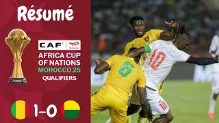 Résumé Mali VS GuinéeBissau  Qualifications Can 2025 Journée 3 [upl. by Nylorac380]