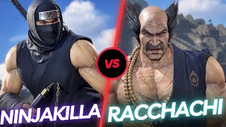 Tekken 8  NinjaKilla Law VS Racchachi Heihachi Player Match [upl. by Eirahcaz]