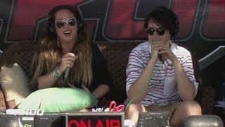 Vampire Weekend Interview At KROQ Coachella House [upl. by Hguh]