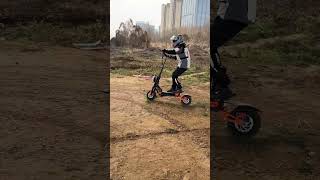 Enjoy Offroad Powerful Electric Scooter Riding with 5600W Dual motors escooter Yenghome ES09 [upl. by Acinonrev854]