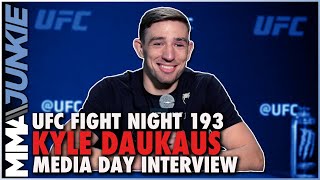 Kyle Daukaus Kevin Hollands wrestling better than advertised  UFCVegas38 [upl. by Ahsinrev]