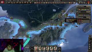 HOI4 Using the new nukes and Super heavy land cruiser [upl. by Anauqahc]