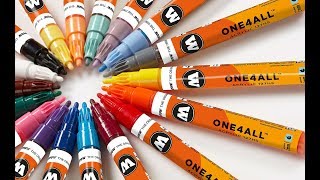 Marcadores One4all Molotow [upl. by Anwahsar]