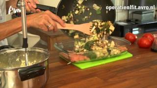 Operatie NL Fit  Ovenschotel met zalm en tomatensalsa [upl. by Nwhas282]