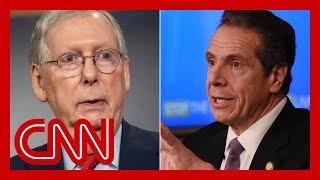 Gov Cuomo slams McConnell New York bails you out [upl. by Aneer]