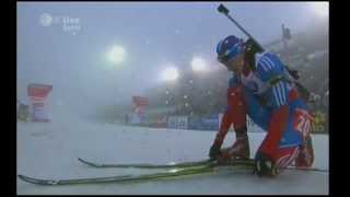 Biathlon Sprint der Damen in Oberhof 2013 [upl. by Gibb877]