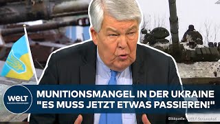 MÜNCHNER SICHERHEITSKONFERENZ Munitionsmangel in der Ukraine quotEs muss jetzt etwas passierenquot [upl. by Annairt]