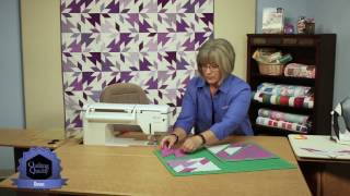 Quilting Quickly Doves  Purple Quilts are FUN [upl. by Sucramd]