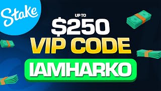 Stake Promo Code 2024  UP TO 250 BONUS  Stake Promo Code [upl. by Romano]