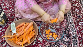 Kashmiri Carrot Pickle  Gazre Anchar  Gajar ka achar kashmir kashmiri [upl. by Dnilasor]