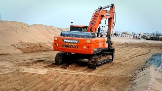 How To Work Deep Excavation Doosan 340 LCA Excavator bigmachinechannel [upl. by Nerrual]