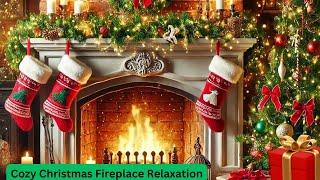 quotCozy Christmas Fireplace Relaxation 🔥🎄  Festive Ambience for a Magical Holidayquot [upl. by Lucienne496]